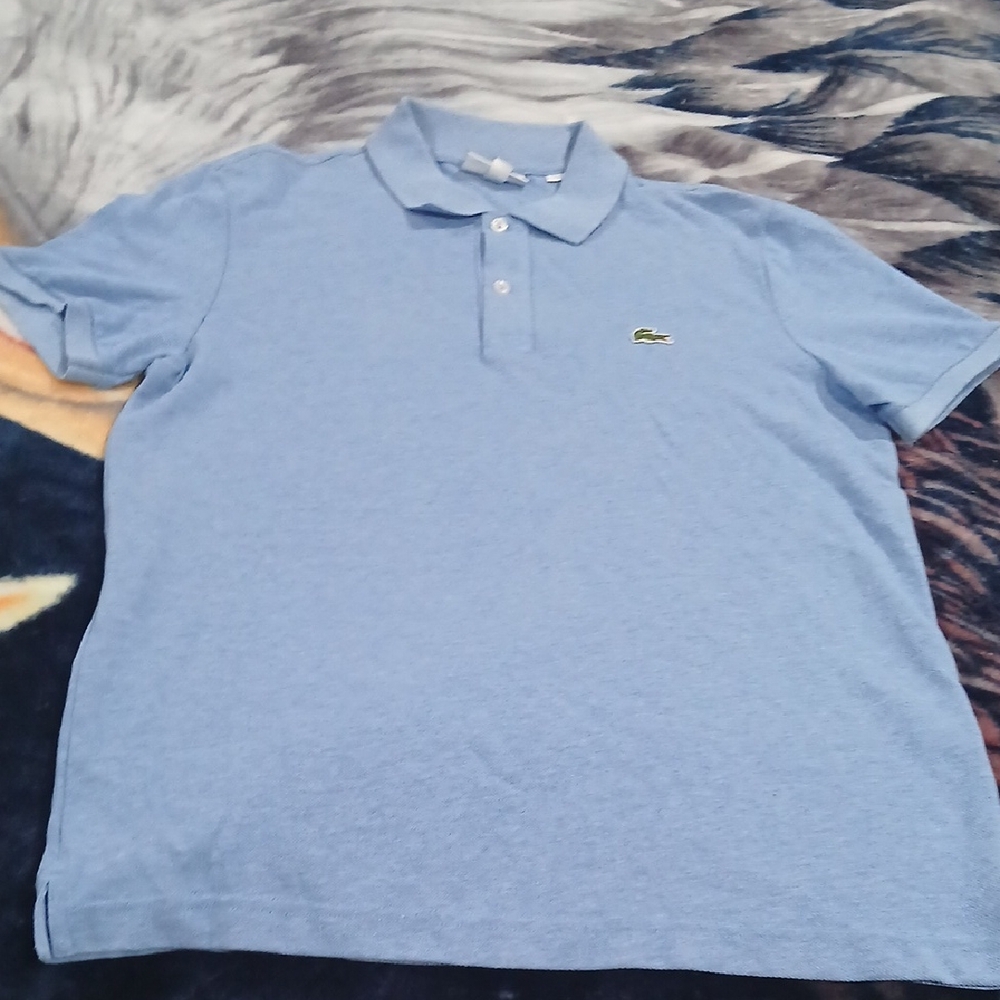 Lacoste Light Blue Polo Shirt for Men